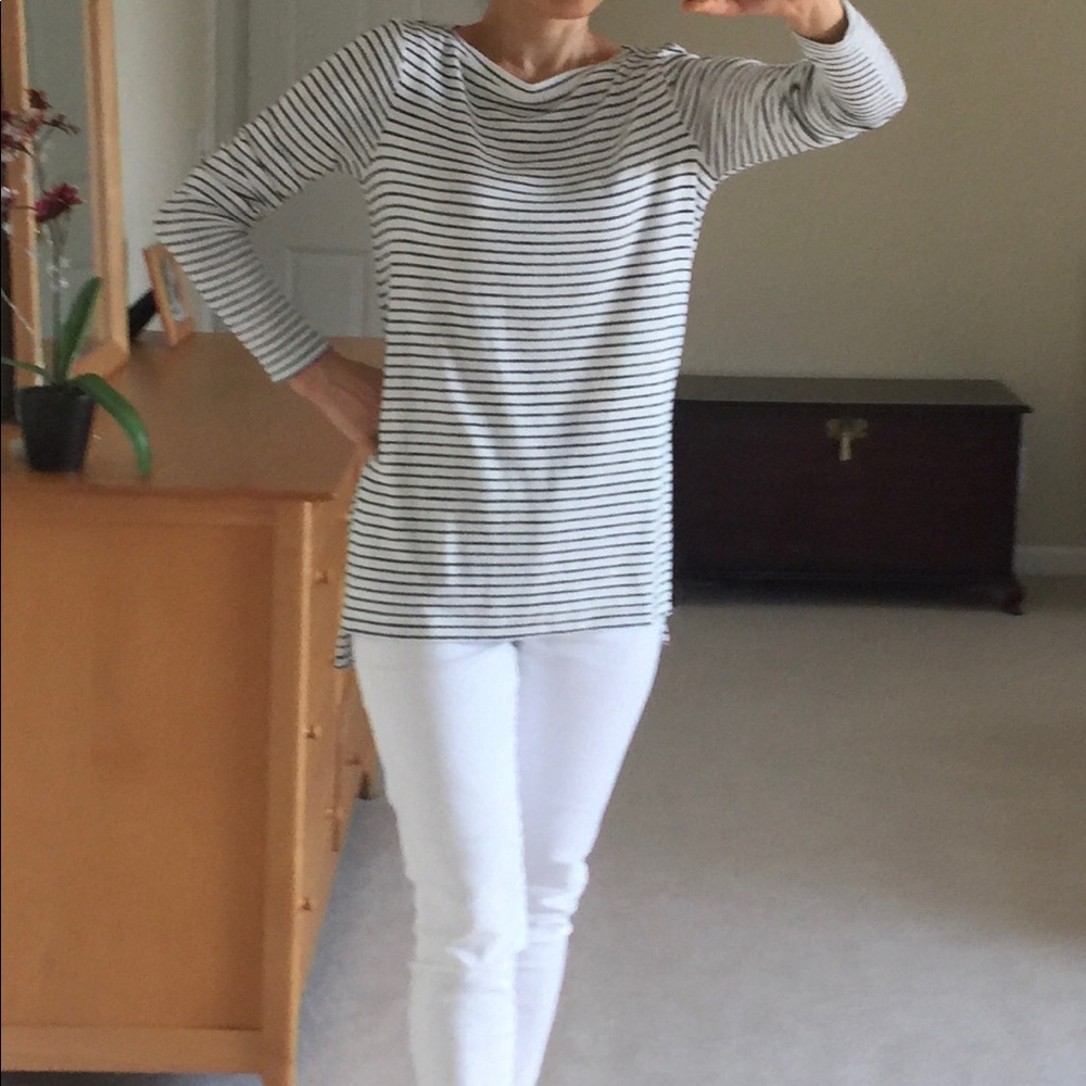 NWT Banana Republic Striped Tunic Shirt XS